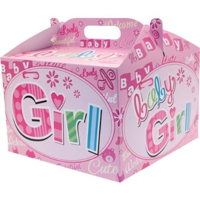 Baby Girl Balloon in a Box