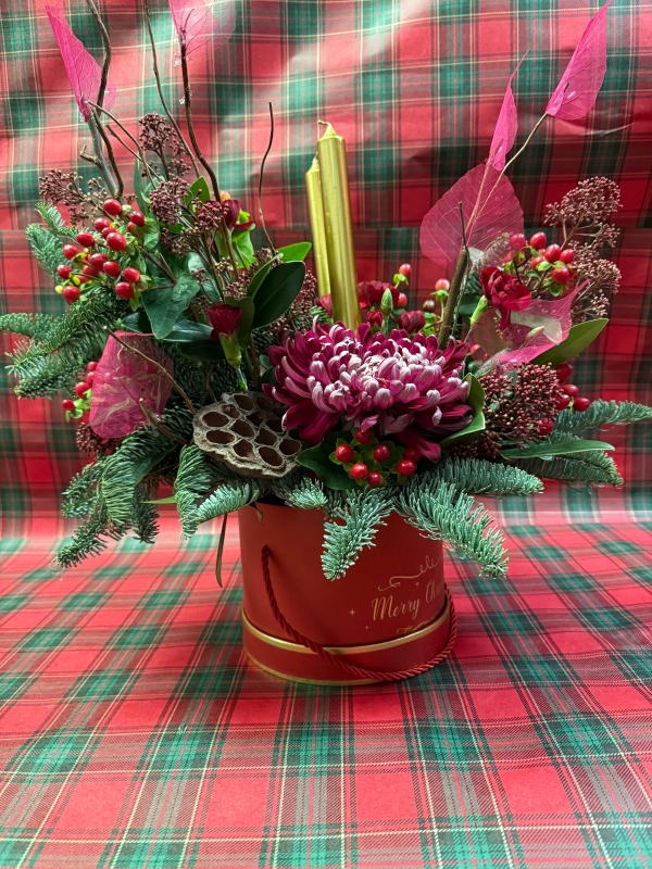 Christmas hat box