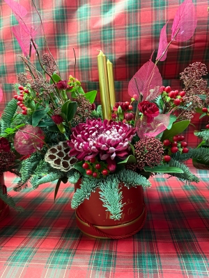 Christmas hat box