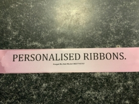 Personalised message ribbons